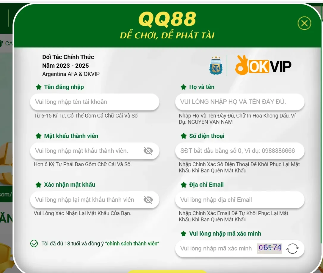 Đăng Ký QQ88 là gì?