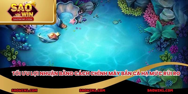 Tối ưu lợi nhuận bằng cách chỉnh máy bắn cá hạ mức rủi ro